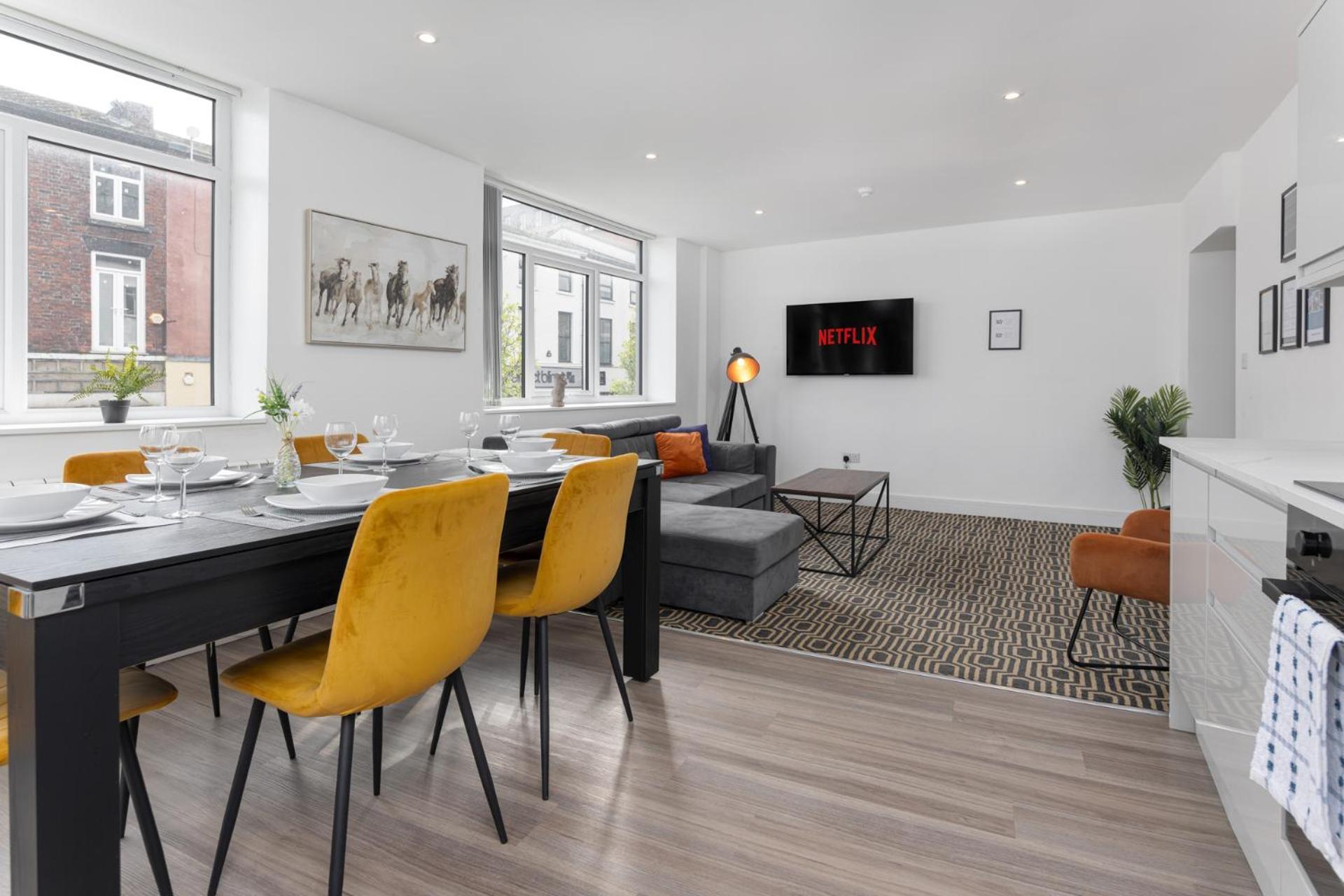 Flatzy - 16 Guests 4 En-Suite Central Apartment A Liverpool Dış mekan fotoğraf